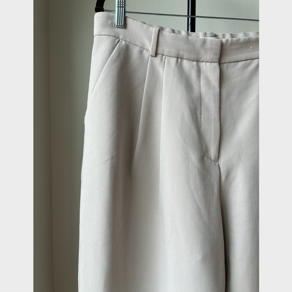Abercrombie & Fitch Cream Sloan Curve Love Pants - Size 33/16 - Picture 4 of 11